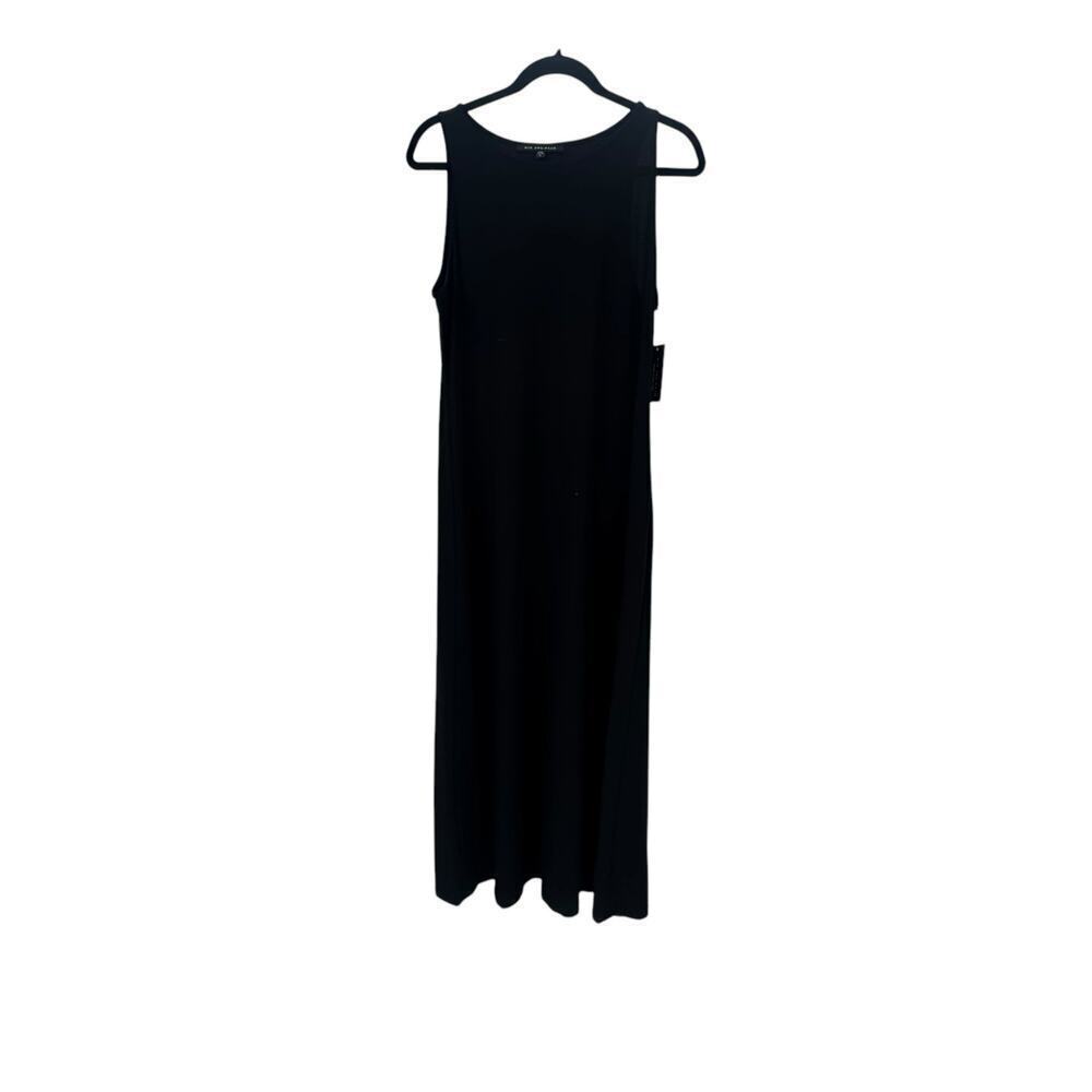 Nik And Nash Women's Tank Maxi Dress Sleeveless Black Size Large NWT